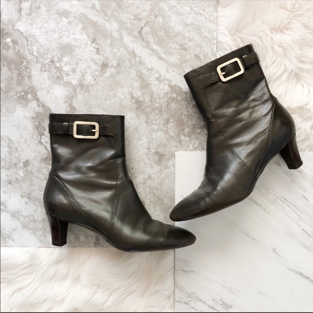 Cole Haan | Buckle Booties - Picture 1 of 7